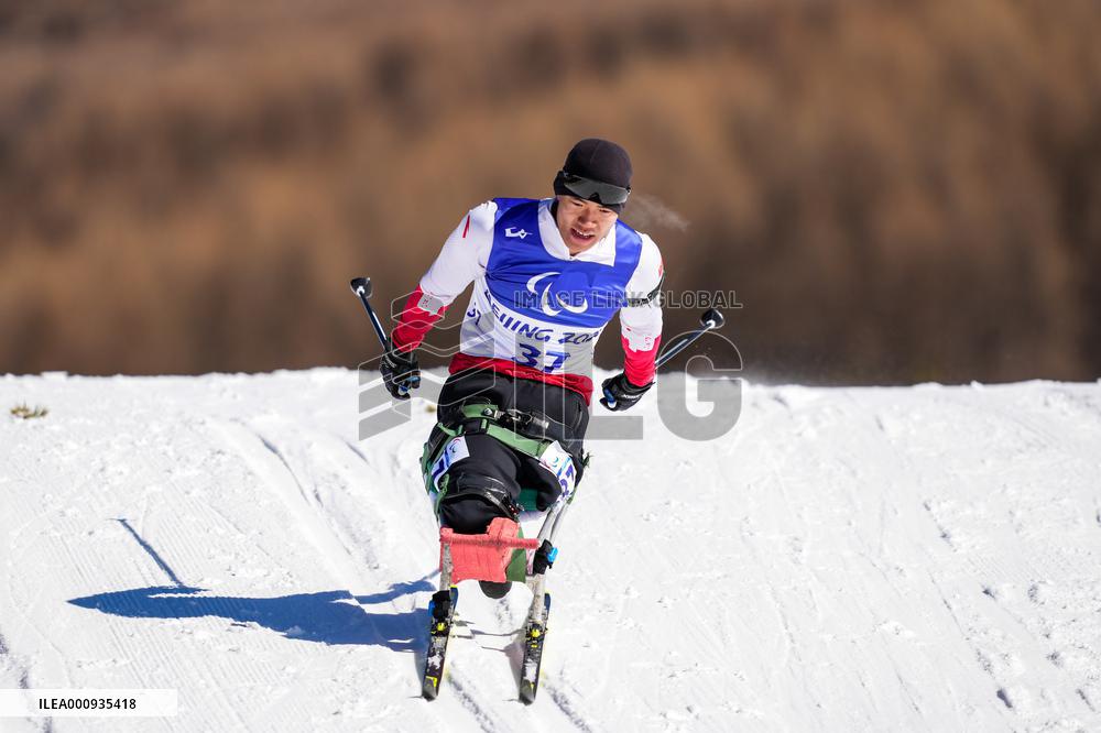 (SP)CHINA-ZHANGJIAKOU-WINTER PARALYMPICS-BIATHLON-MEN'S SPRINT SITTING (CN)