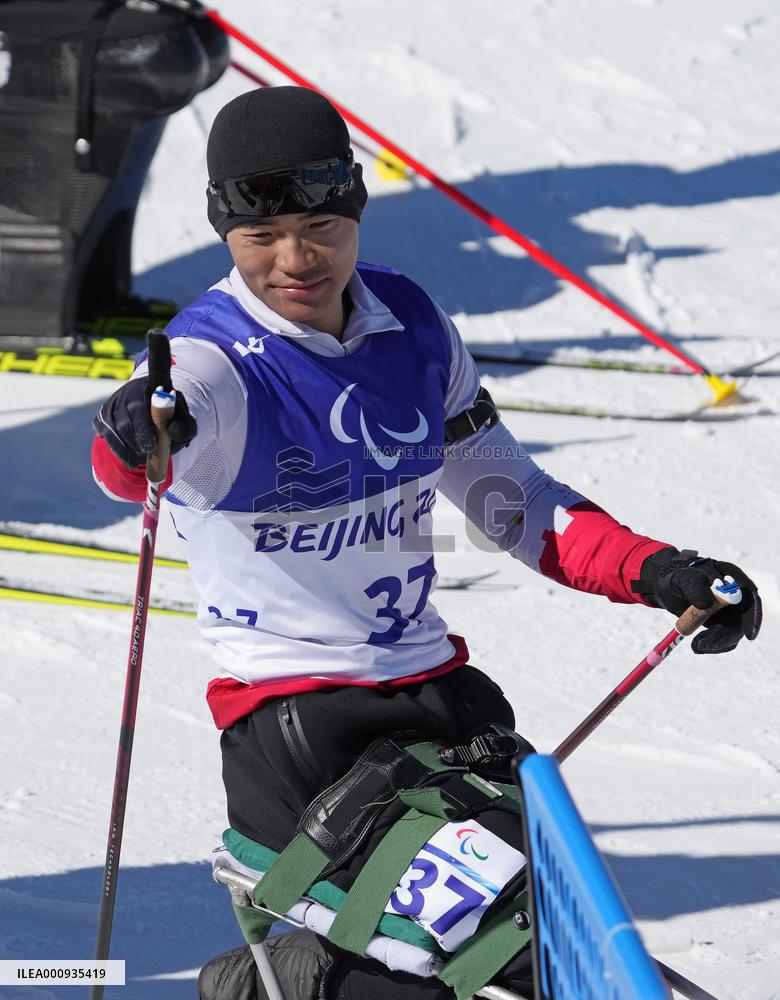 (SP)CHINA-ZHANGJIAKOU-WINTER PARALYMPICS-BIATHLON-MEN'S SPRINT SITTING (CN)