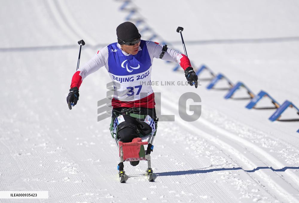 (SP)CHINA-ZHANGJIAKOU-WINTER PARALYMPICS-BIATHLON-MEN'S SPRINT SITTING (CN)