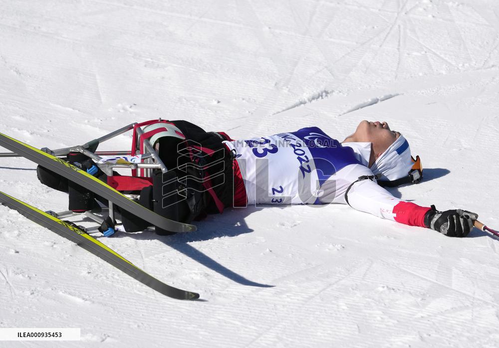 (SP)CHINA-ZHANGJIAKOU-WINTER PARALYMPICS-BIATHLON-MEN'S SPRINT SITTING (CN)