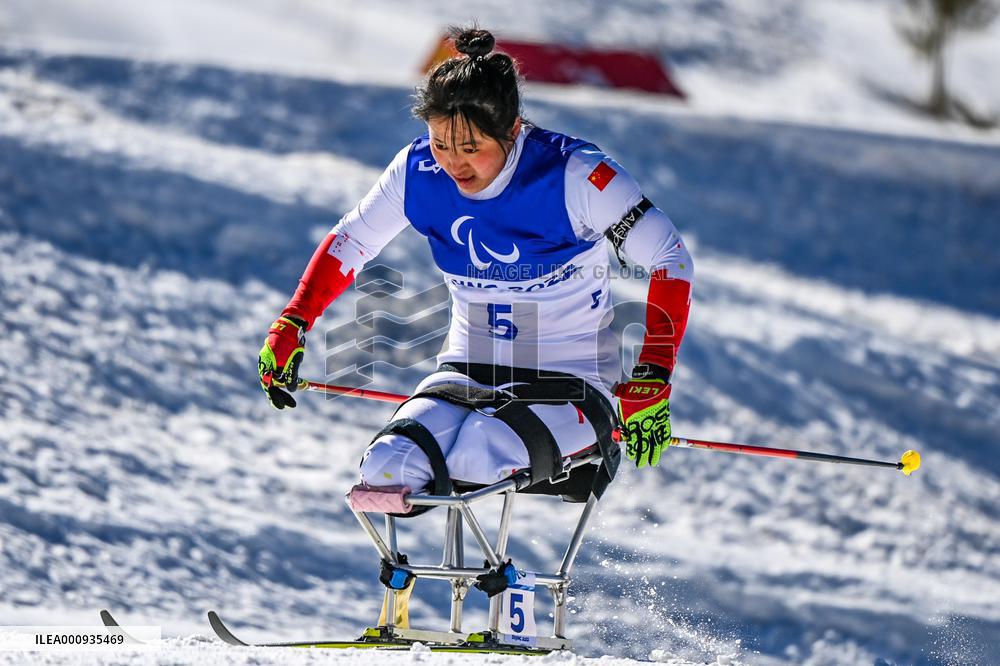 (SP)CHINA-ZHANGJIAKOU-WINTER PARALYMPICS-BIATHLON-WOMEN'S SPRINT SITTING (CN)