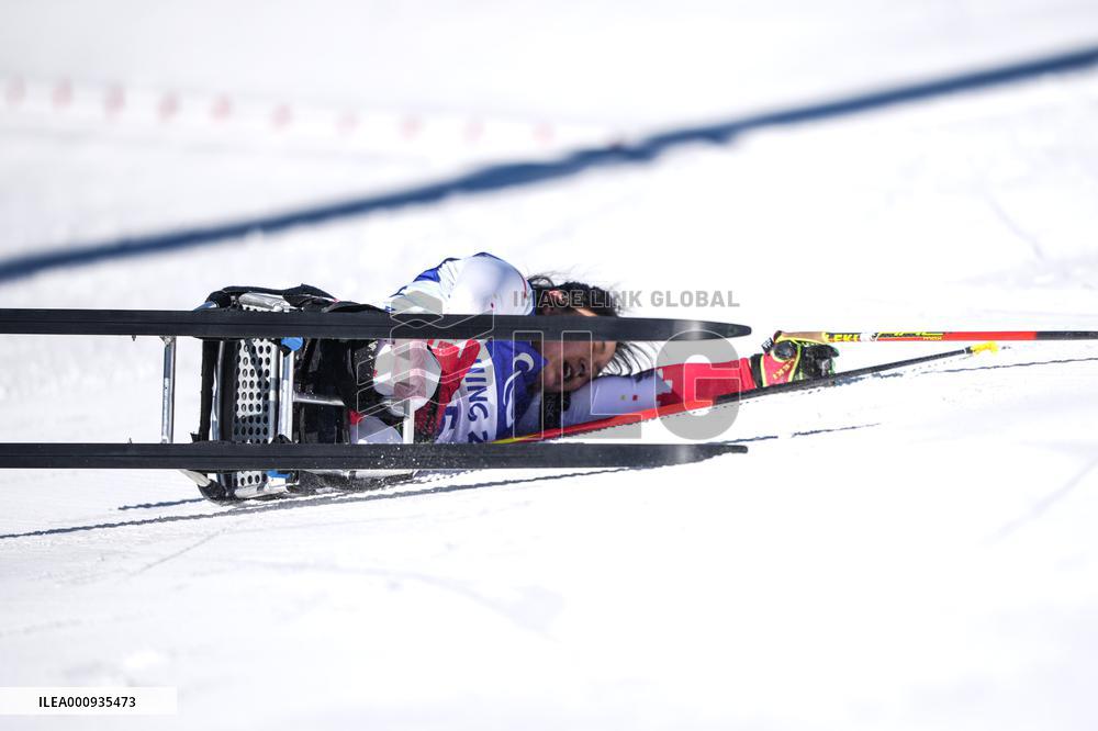 (SP)CHINA-ZHANGJIAKOU-WINTER PARALYMPICS-BIATHLON-WOMEN'S SPRINT SITTING (CN)