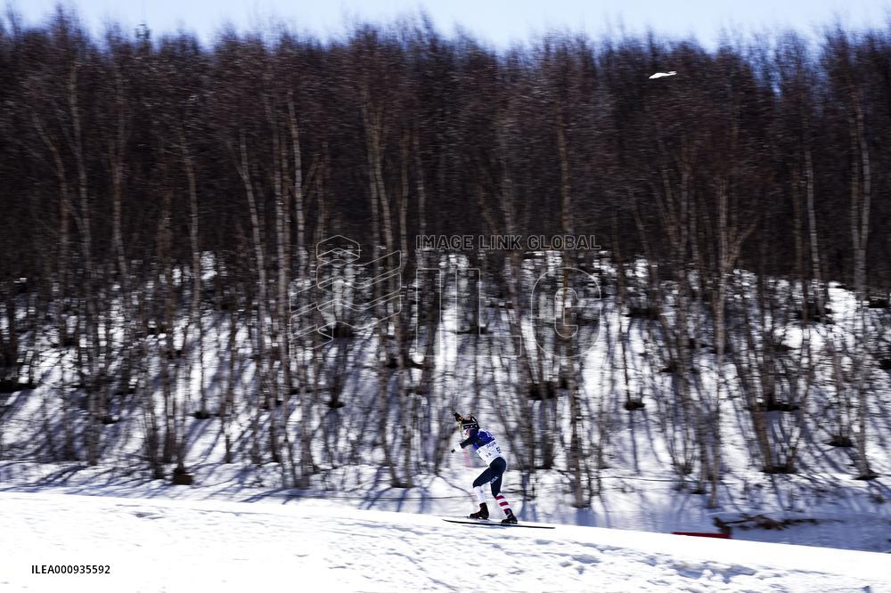 (SP)CHINA-ZHANGJIAKOU-WINTER PARALYMPICS-BIATHLON-WOMEN'S SPRINT STANDING (CN)