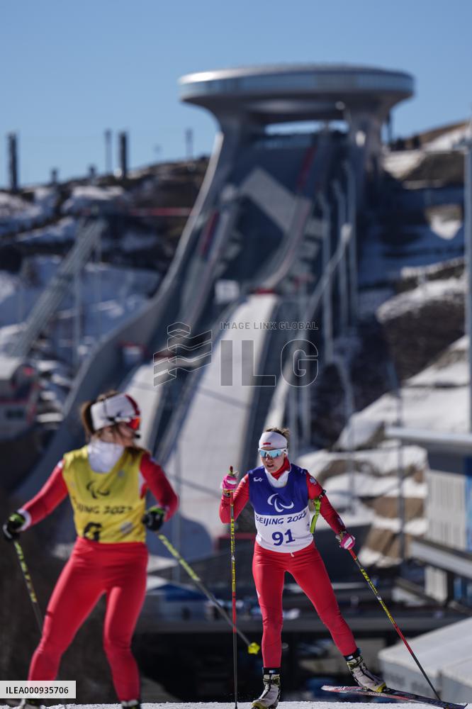 (SP)CHINA-ZHANGJIAKOU-WINTER PARALYMPICS-BIATHLON-WOMEN'S SPRINT-VISION IMPAIRED(CN)