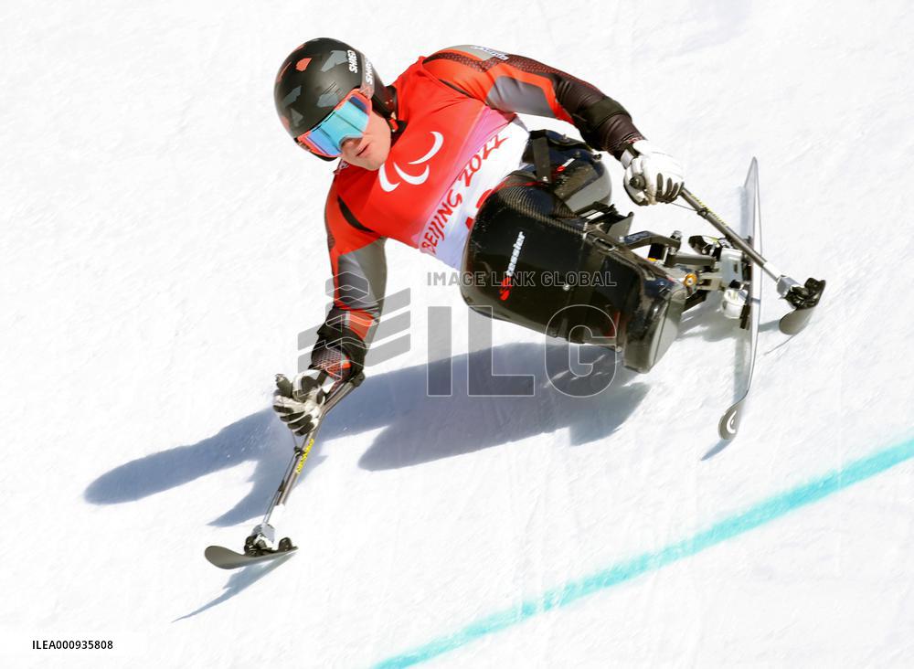 (SP)CHINA-BEIJING-WINTER PARALYMPICS-PARA ALPINE SKIING-MEN'S DOWNHILL SITTING (CN)