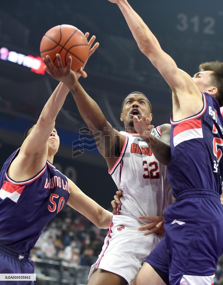 (SP)CHINA-GUANGDONG-FOSHAN-CBA LEAGUE-GUANGDONG SOUTHERN TIGHERS VS GUANGZHOU LOONG LIONS (CN)