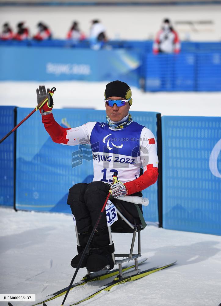 (SP)CHINA-ZHANGJIAKOU-WINTER PARALYMPICS-PARA CROSS-COUNTRY SKIING-MEN'S LONG DISTANCE SITTING(CN)