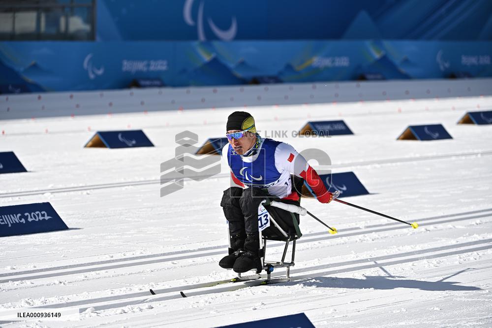 (SP)CHINA-ZHANGJIAKOU-WINTER PARALYMPICS-PARA CROSS-COUNTRY SKIING-MEN'S LONG DISTANCE SITTING(CN)