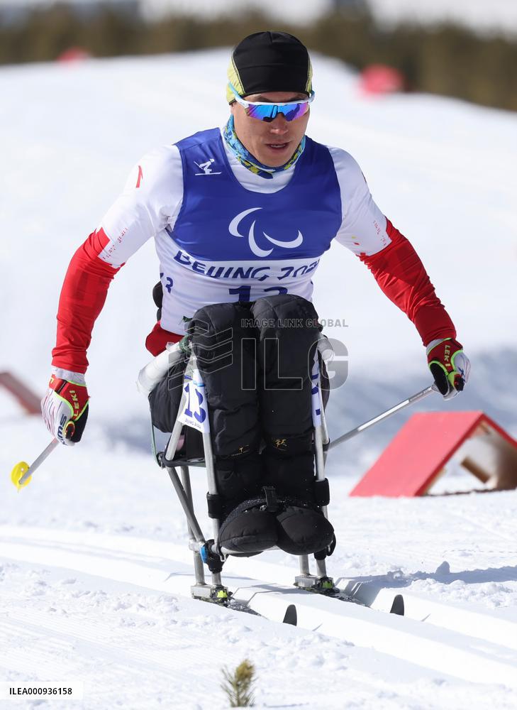 (SP)CHINA-ZHANGJIAKOU-WINTER PARALYMPICS-PARA CROSS-COUNTRY SKIING -MEN'S LONG DISTANCE SITTING(CN)