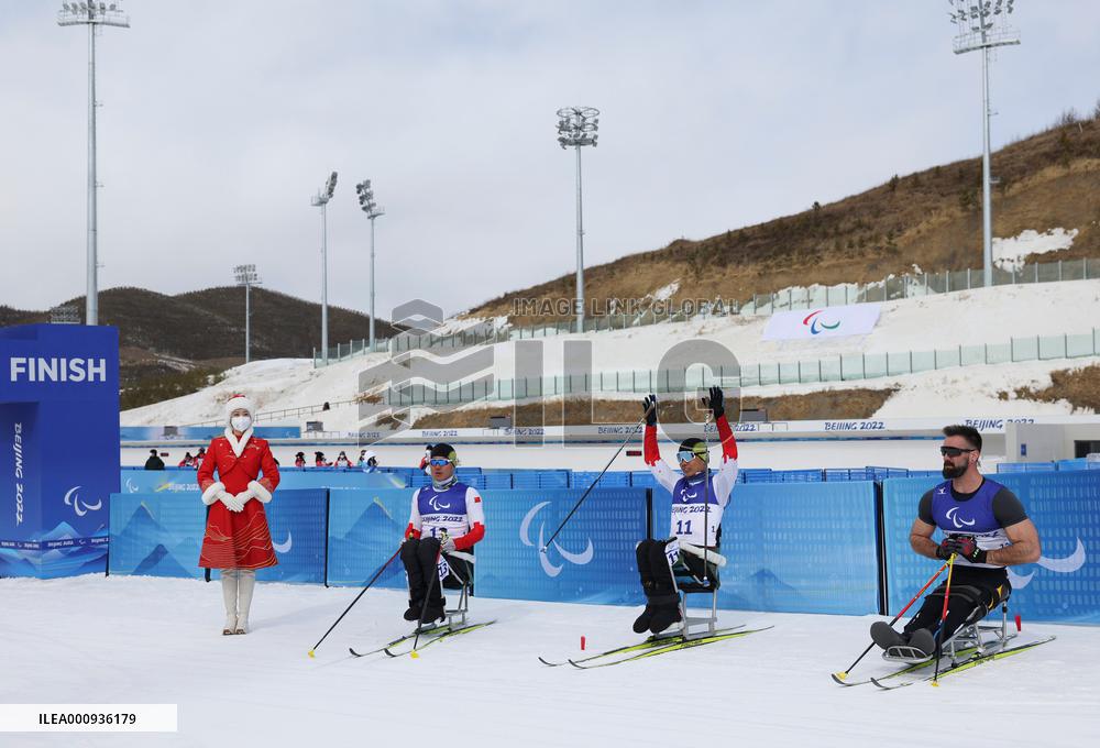 (SP)CHINA-ZHANGJIAKOU-WINTER PARALYMPICS-PARA CROSS-COUNTRY SKIING -MEN'S LONG DISTANCE SITTING(CN)