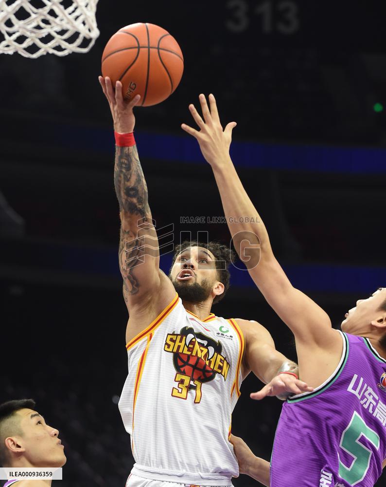 (SP)CHINA-GUANGDONG-FOSHAN-CBA LEAGUE-SHENZHEN LEOPARDS VS SHANDONG HEROS