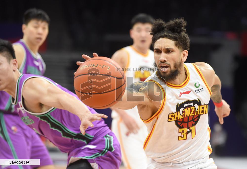 (SP)CHINA-GUANGDONG-FOSHAN-CBA LEAGUE-SHENZHEN LEOPARDS VS SHANDONG HEROS