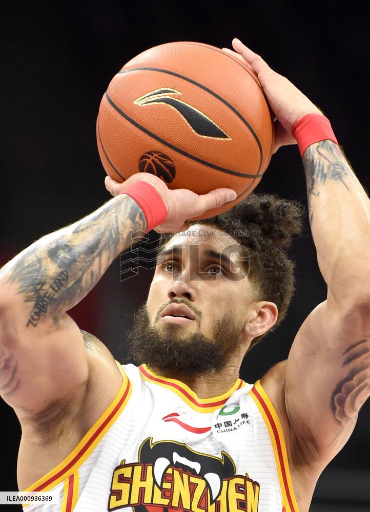 (SP)CHINA-GUANGDONG-FOSHAN-CBA LEAGUE-SHENZHEN LEOPARDS VS SHANDONG HEROS