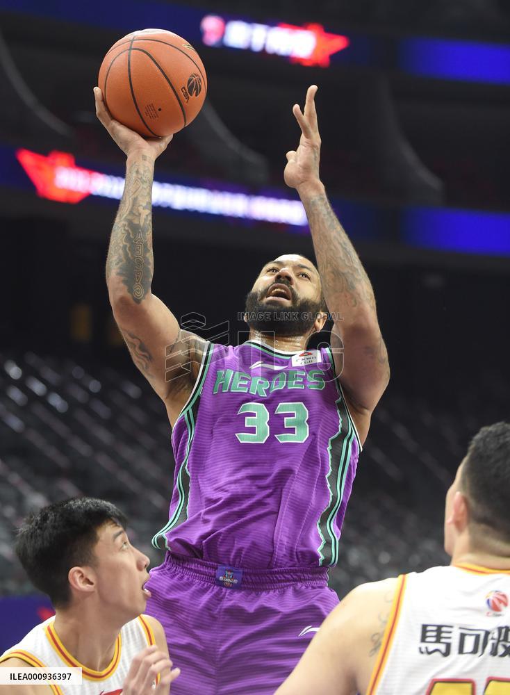 (SP)CHINA-GUANGDONG-FOSHAN-CBA LEAGUE-SHENZHEN LEOPARDS-SHANDONG HEROS