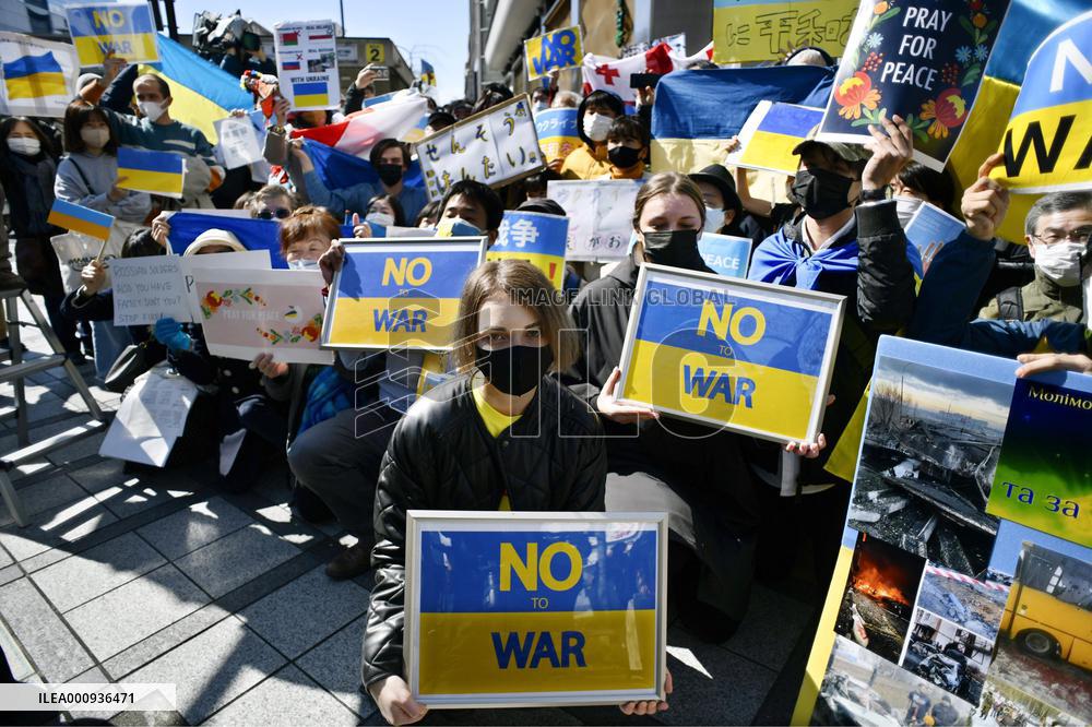 Anti-Russia protest in Japan