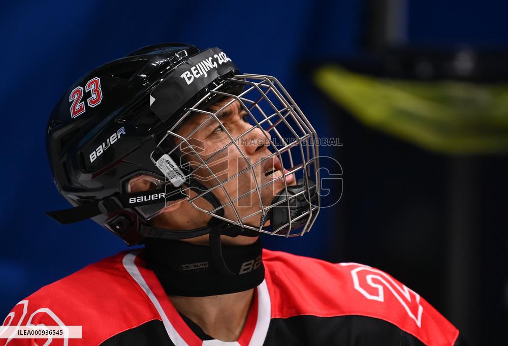 (SP)CHINA-BEIJING-WINTER PARALYMPICS-PARA ICE HOCKEY-GROUP B-CHN VS CZE(CN)