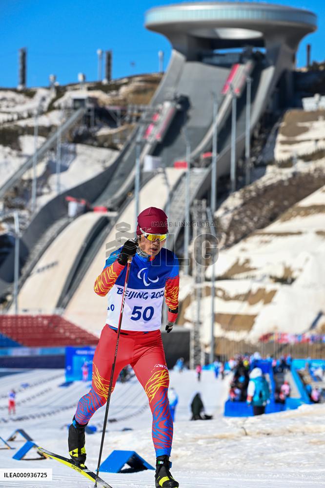(SP)CHINA-ZHANGJIAKOU-WINTER PARALYMPICS-PARA CROSS-COUNTRY SKIING -MEN'S LONG DISTANCE CLASSIC STANDING (CN)