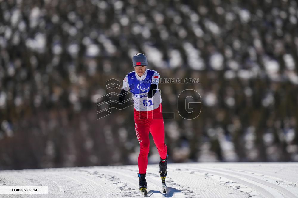 (SP)CHINA-ZHANGJIAKOU-WINTER PARALYMPICS-PARA CROSS-COUNTRY SKIING -MEN'S LONG DISTANCE CLASSIC STANDING (CN)