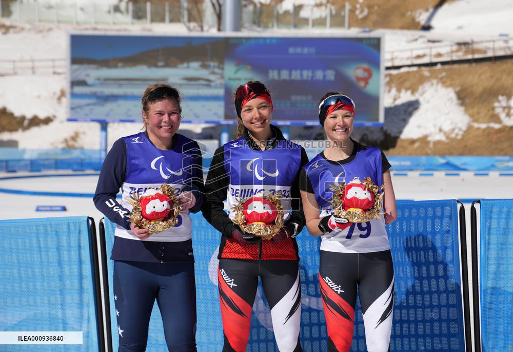 (SP)CHINA-ZHANGJIAKOU-WINTER PARALYMPICS-PARA CROSS-COUNTRY SKIING -WOMEN'S LONG DISTANCE CLASSIC STANDING (CN)