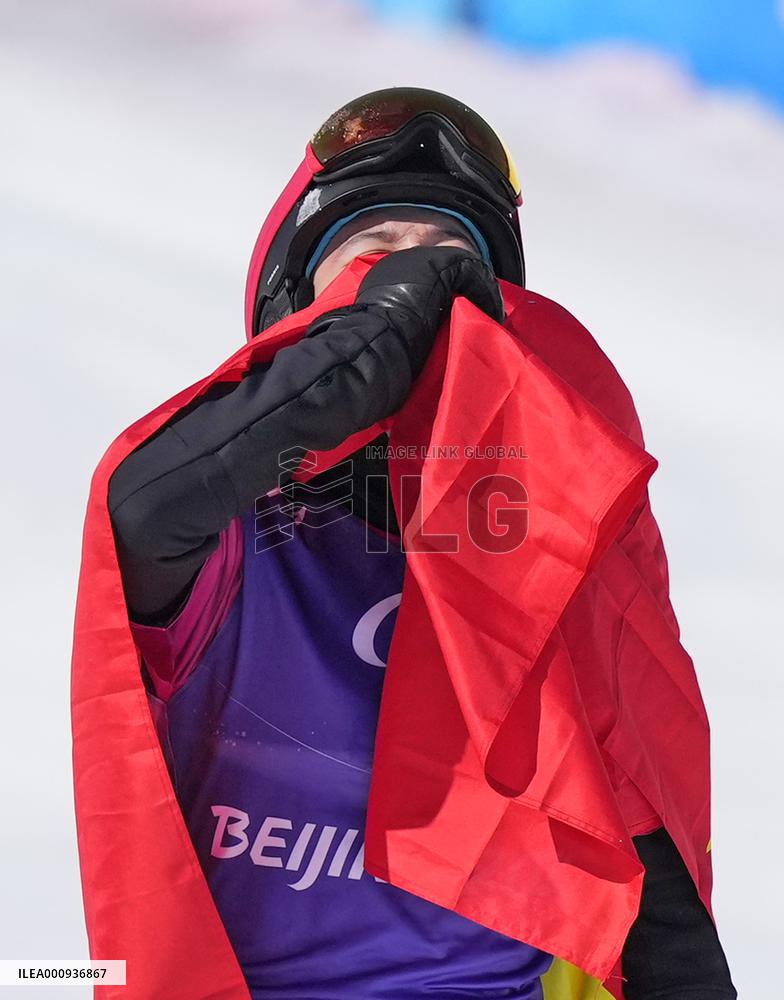 (SP)CHINA-ZHANGJIAKOU-WINTER PARALYMPICS-PARA SNOWBOARD-MEN'S CROSS (CN)