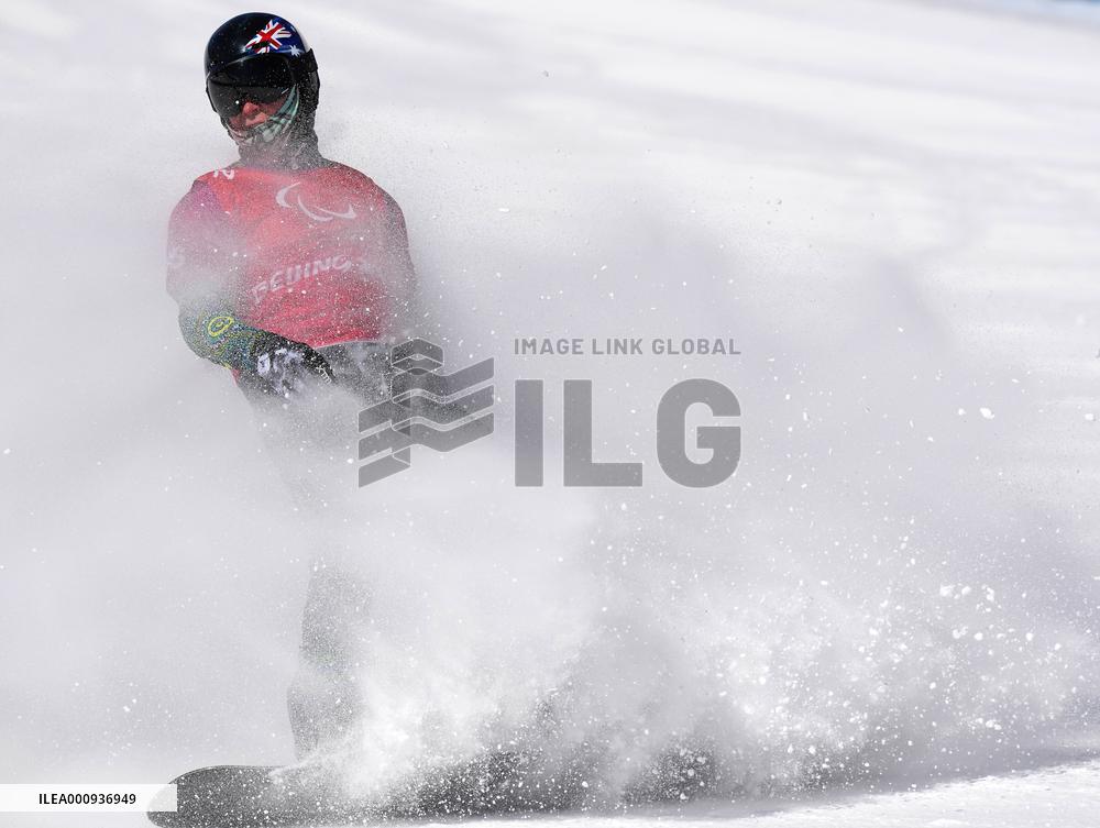 (SP)CHINA-ZHANGJIAKOU-WINTER PARALYMPICS-PARA SNOWBOARD-MEN'S CROSS FINAL(CN)