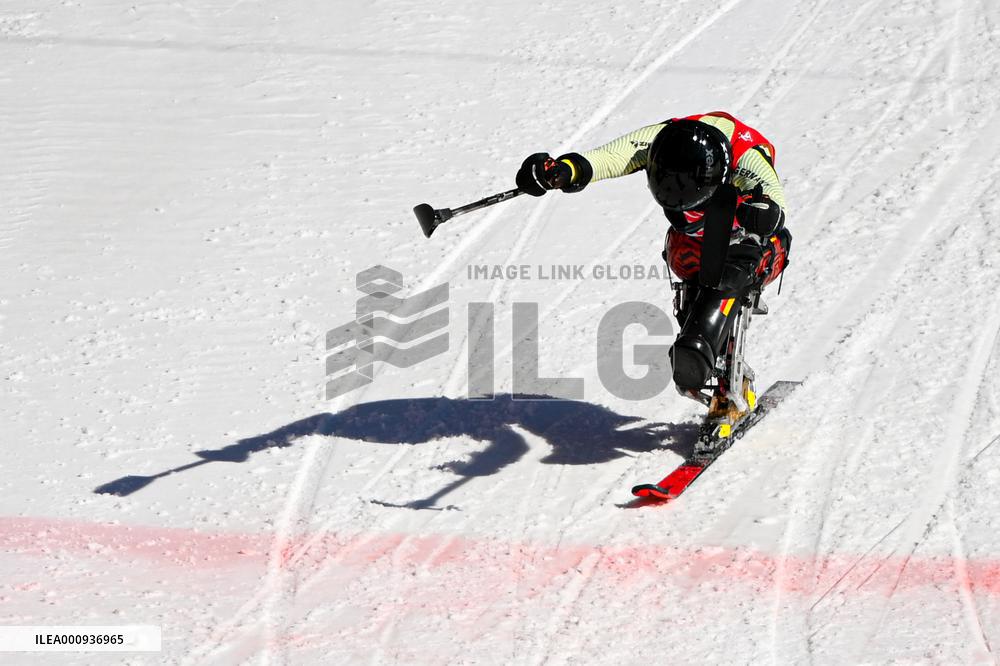 (SP)CHINA-BEIJING-BEIJING 2022 WINTER PARALYMPICS-ALPINE SKIING-WOMEN'S SUPER COMBINED-SITTING(CN)