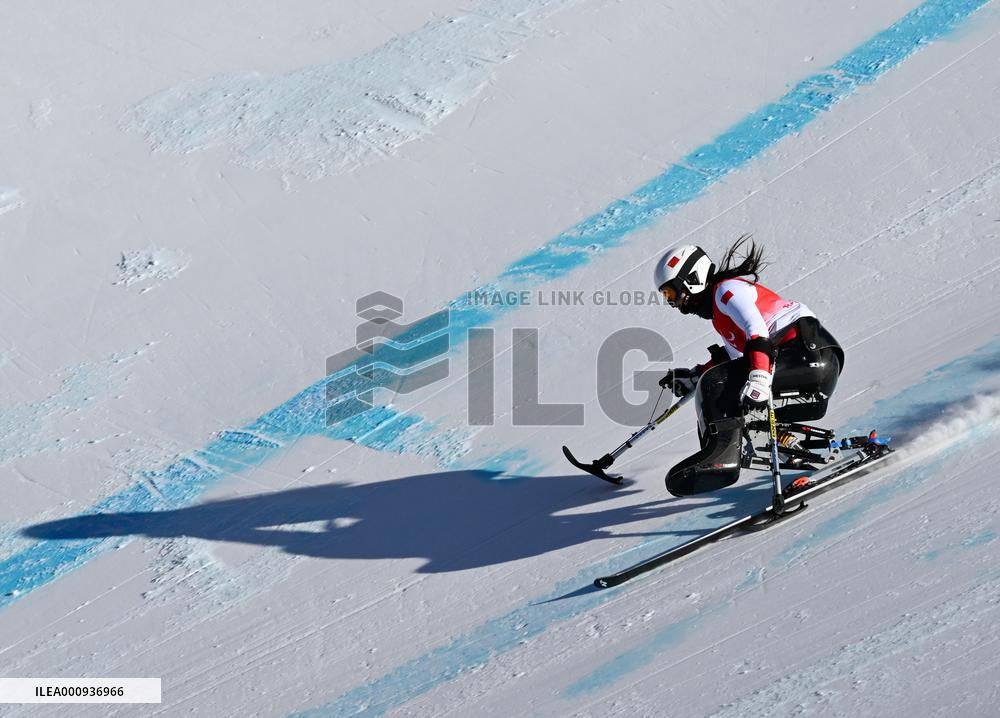 (SP)CHINA-BEIJING-BEIJING 2022 WINTER PARALYMPICS-ALPINE SKIING-WOMEN'S SUPER COMBINED-SITTING(CN)
