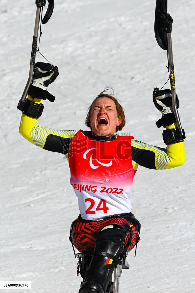 (SP)CHINA-BEIJING-BEIJING 2022 WINTER PARALYMPICS-ALPINE SKIING-WOMEN'S SUPER COMBINED-SITTING(CN)
