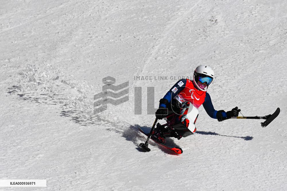 (SP)CHINA-BEIJING-BEIJING 2022 WINTER PARALYMPICS-ALPINE SKIING-WOMEN'S SUPER COMBINED-SITTING(CN)