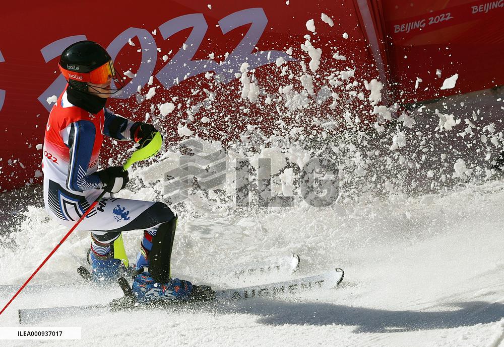 (SP)CHINA-BEIJING- WINTER PARALYMPICS-ALPINE SKIING-MEN'S SUPER COMBINED-STANDING(CN)