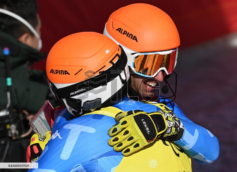 (SP)CHINA-BEIJING-BEIJING 2022 WINTER PARALYMPICS-ALPINE SKIING-MEN'S SUPER COMBINED-VISION IMPAIRED(CN)