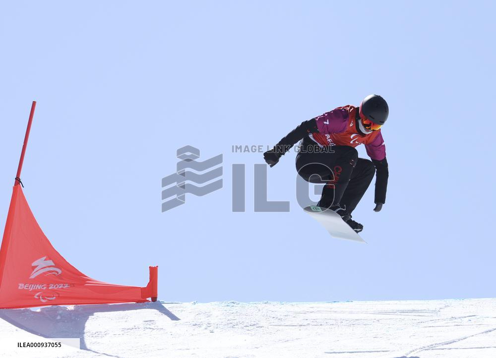 (SP)CHINA-ZHANGJIAKOU-WINTER PARALYMPICS-PARA SNOWBOARD-MEN'S SNOWBOARD CROSS SB-UL(CN)