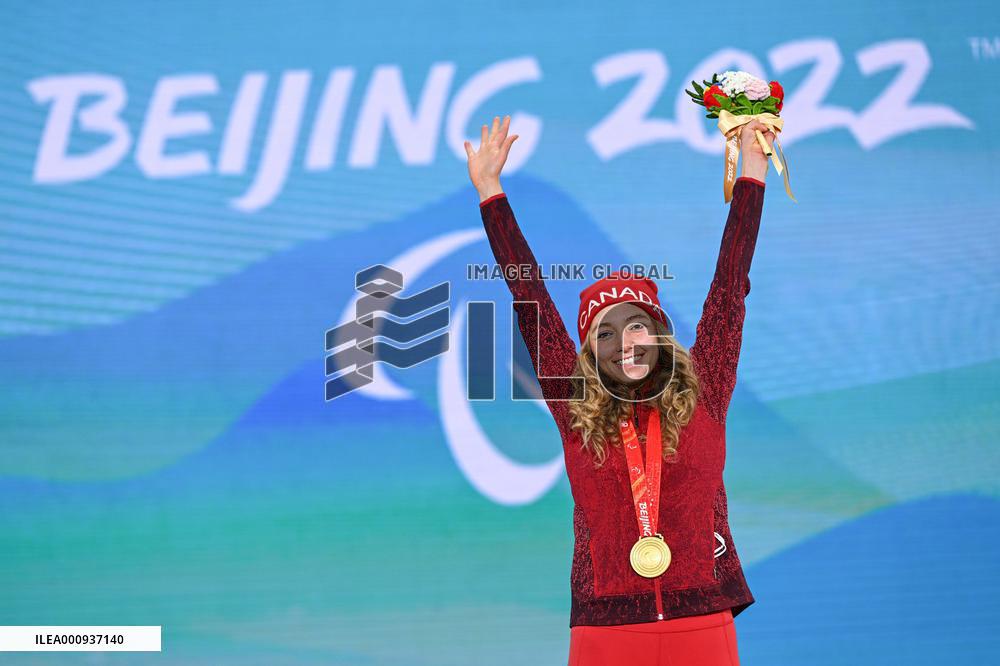 (SP)CHINA-ZHANGJIAKOU-WINTER PARALYMPICS-AWARDING CEREMONY-PARA CROSS-COUNTRY SKIING(CN)
