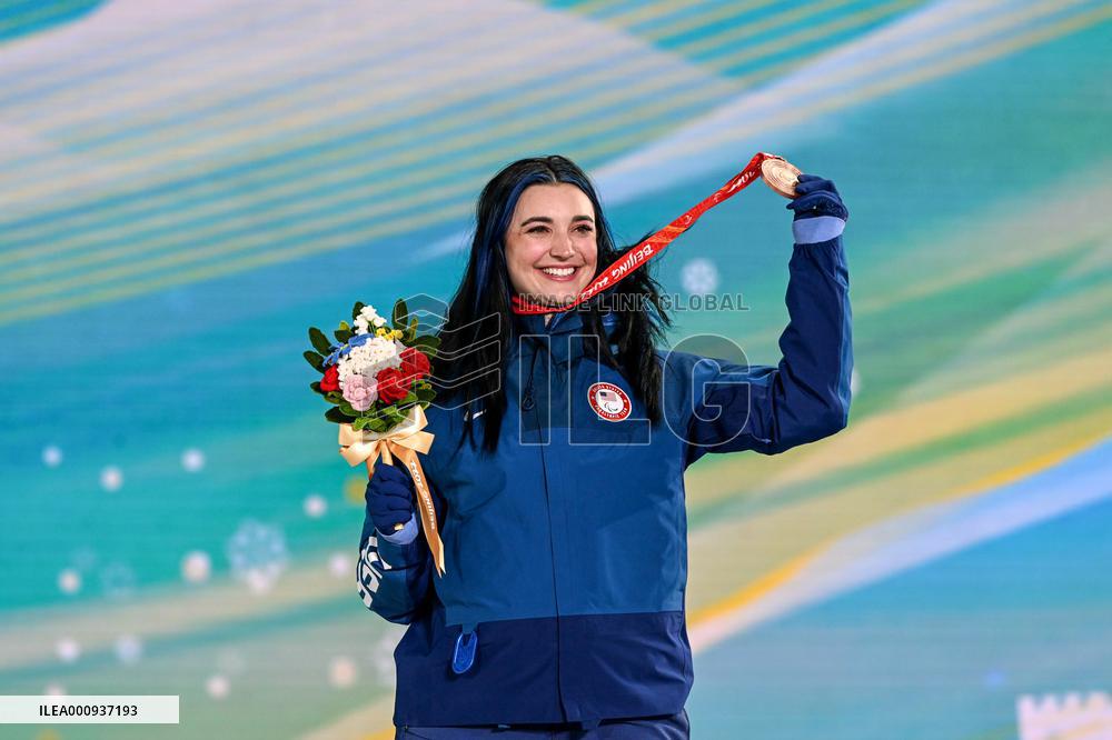 (SP)CHINA-ZHANGJIAKOU-WINTER PARALYMPICS-AWARDING CEREMONY-PARA SNOWBOARD(CN)
