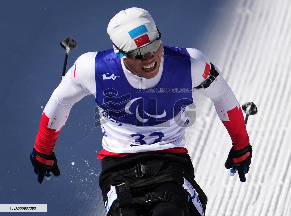 (SP)CHINA-ZHANGJIAKOU-WINTER PARALYMPICS-PARA BIATHLON-MEN'S MIDDLE DISTANCE SITTING (CN)