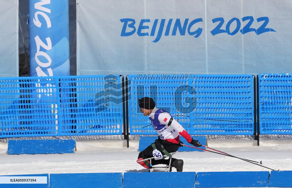 (SP)CHINA-ZHANGJIAKOU-WINTER PARALYMPICS-PARA BIATHLON-MEN'S MIDDLE DISTANCE SITTING (CN)