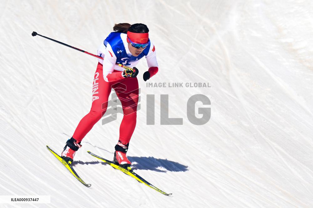 (SP)CHINA-ZHANGJIAKOU-WINTER PARALYMPICS-PARA BIATHLON-WOMEN'S MIDDLE DISTANCE STANDING(CN)