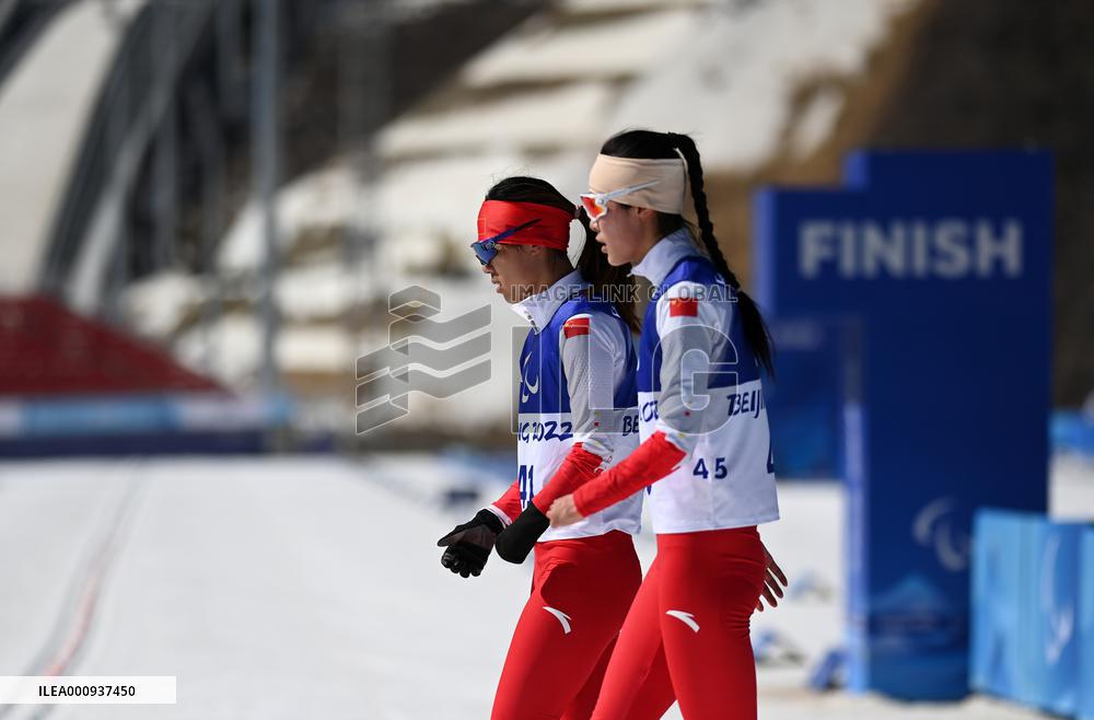 (SP)CHINA-ZHANGJIAKOU-WINTER PARALYMPICS-PARA BIATHLON-WOMEN'S MIDDLE DISTANCE STANDING(CN)