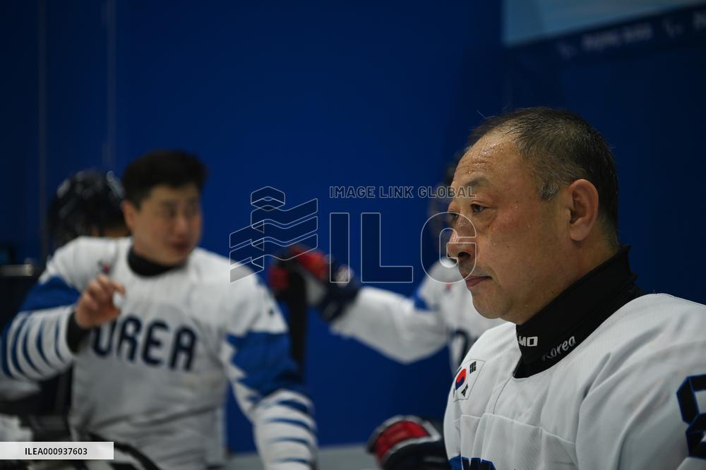 (SP)CHINA-BEIJING-WINTER PARALYMPICS-PARA ICE HOCKEY-GROUP A-CAN VS KOR(CN)