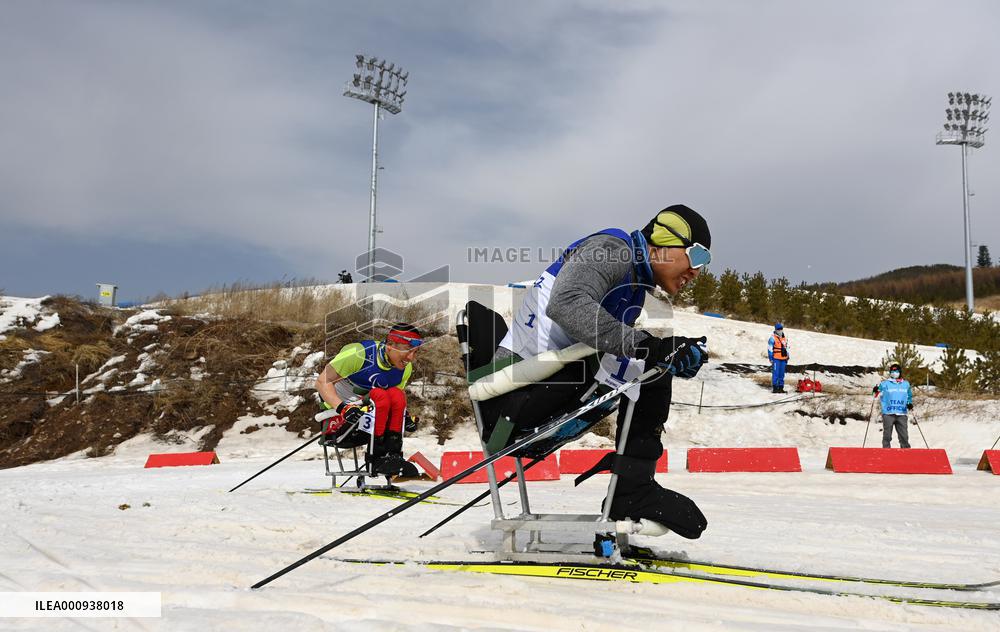(SP)CHINA-ZHANGJIAKOU-WINTER PARALYMPICS-PARA CROSS-COUNTRY SKIING -MEN'S SPRINT SITTING (CN)