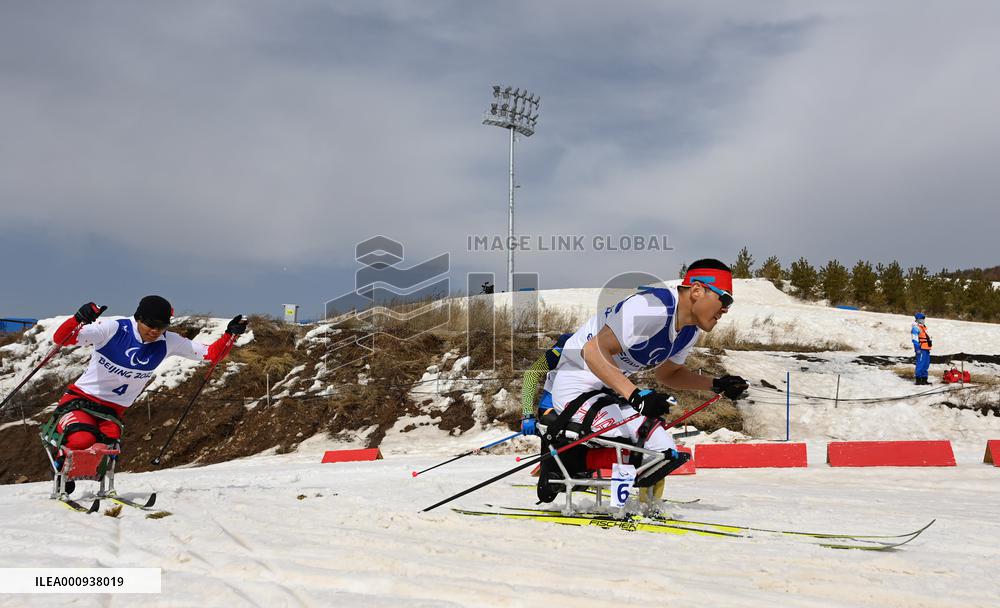 (SP)CHINA-ZHANGJIAKOU-WINTER PARALYMPICS-PARA CROSS-COUNTRY SKIING -MEN'S SPRINT SITTING (CN)