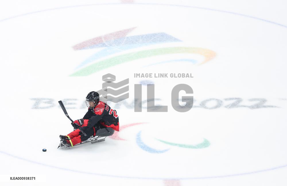 (SP)CHINA-BEIJING-WINTER PARALYMPICS-PARA ICE HOCKEY-QUALIFYING FINALS-CHN VS CZE (CN)