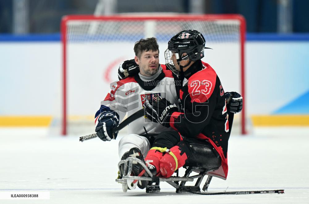(SP)CHINA-BEIJING-WINTER PARALYMPICS-PARA ICE HOCKEY-QUALIFYING FINALS-CHN VS CZE (CN)