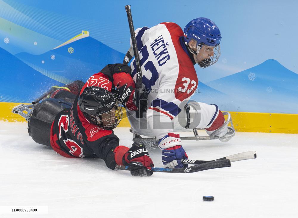 (SP)CHINA-BEIJING-WINTER PARALYMPICS-PARA ICE HOCKEY-QUALIFYING FINALS-CZE VS CHN (CN)