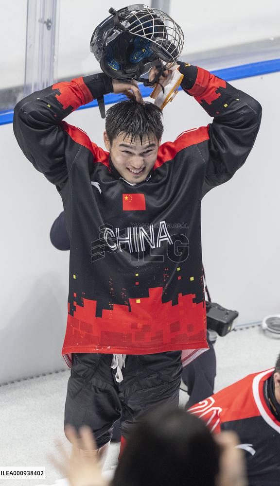 (SP)CHINA-BEIJING-WINTER PARALYMPICS-PARA ICE HOCKEY-QUALIFYING FINALS-CZE VS CHN (CN)