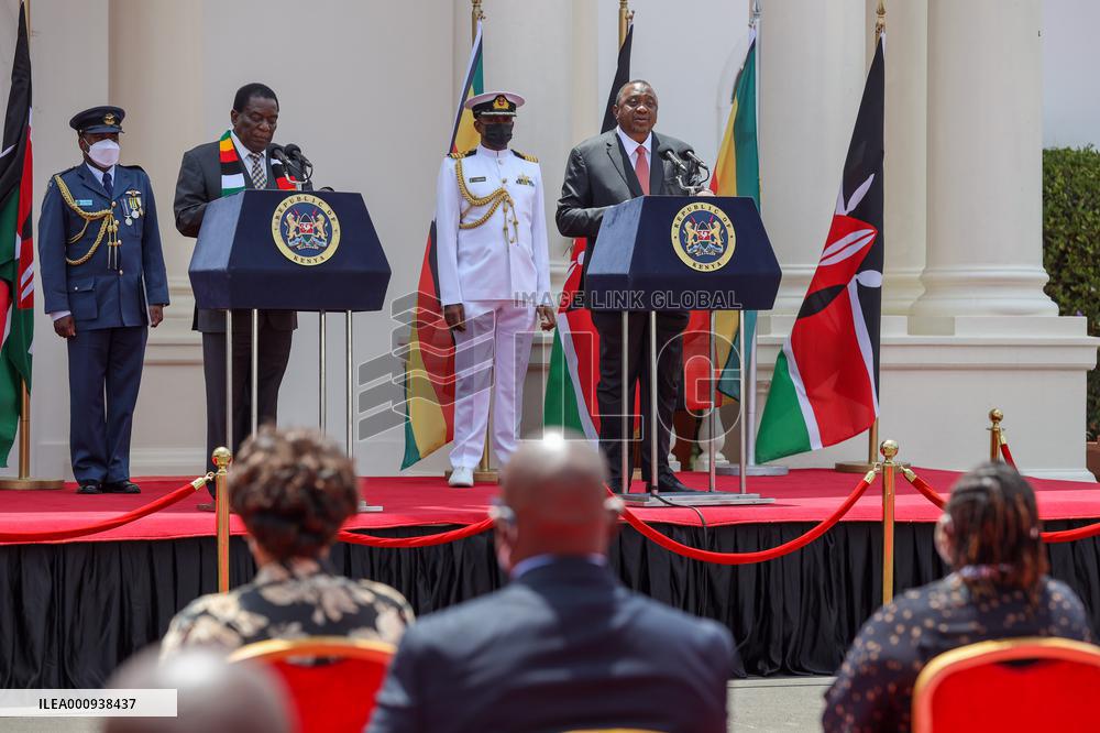 KENYA-NAIROBI-ZIMBABWE-BILATERAL AGREEMENTS-SIGNING