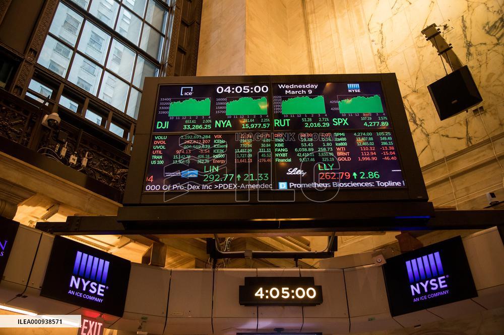 U.S.-NEW YORK-STOCK-RISE