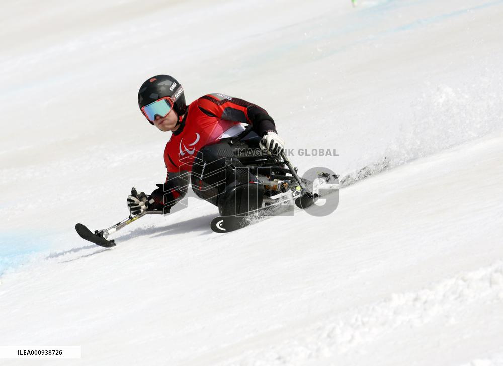 (SP)CHINA-BEIJING- WINTER PARALYMPICS-ALPINE SKIING-MEN'S GIANT SLALOM SITTING (CN)