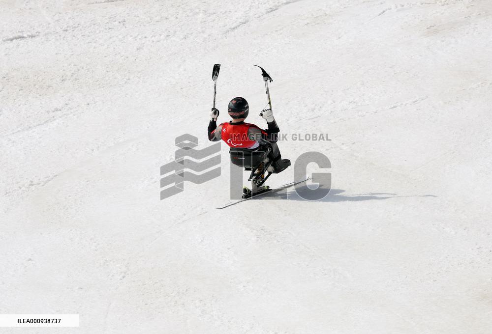 (SP)CHINA-BEIJING- WINTER PARALYMPICS-ALPINE SKIING-MEN'S GIANT SLALOM SITTING (CN)