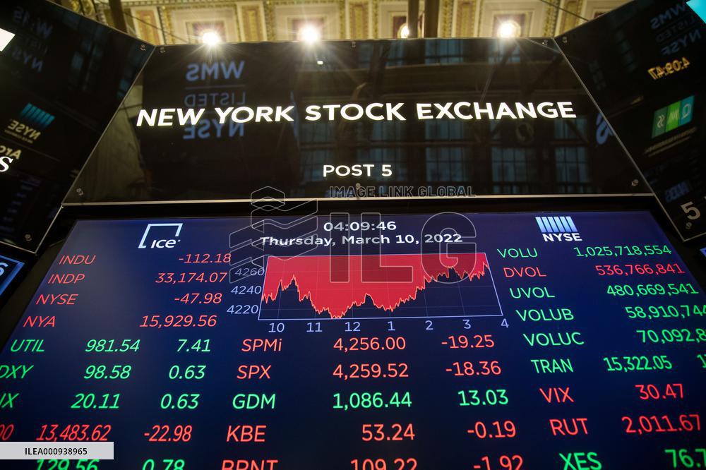 U.S.-NEW YORK-STOCK MARKET-FALL